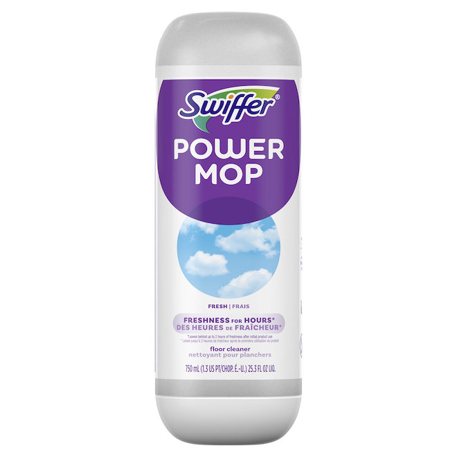 Swiffer PowerMop Floor Cleaning Solution - Fresh Scent 750-ml / 23.3 oz