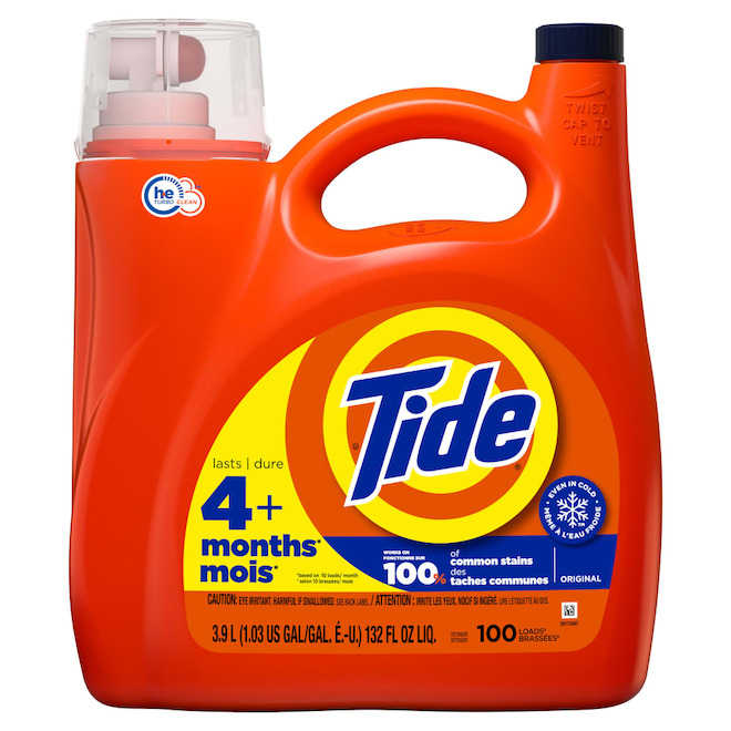 Tide Laudry Liquid Detergent - Original Scent - 3.9-l