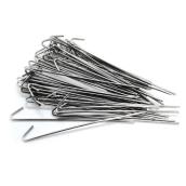 Attaches galvanisées pour clôture, paquet de 50