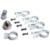 Galvanized Chain-Link Fence Terminal Post Kit