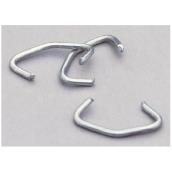 Galvanized Chain-Link Fence Hog Rings - 50-Pack