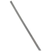 Master Halco Tension Bar - Vinyl Coated - White - 48-in L x 1/2-in W