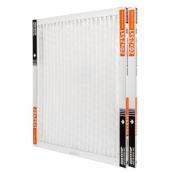 Ensemble de 2 filtres à air Premium MERV 8 de Duststop, 20 po x 25 po x 1 po, plissé électrostatique