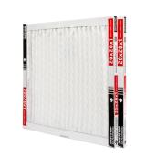 Filtre à air plissé électrostatique de qualité supérieure Duststop, 20 po x 20 po x 1 po, synthétique, 2 par paquet