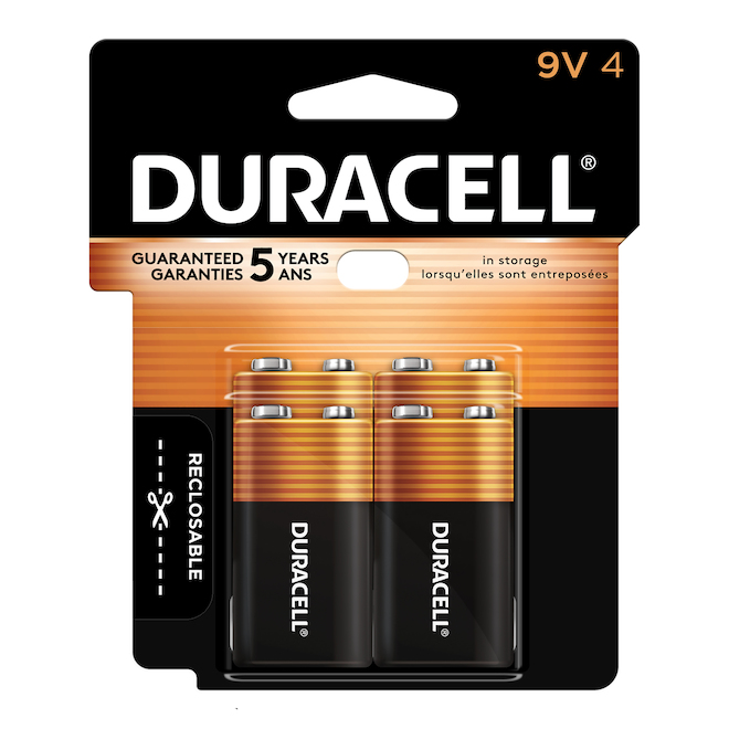 Pack of 4 9-V Batteries