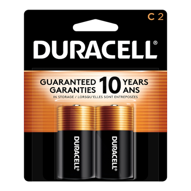 "C" CopperTop Alkaline Batteries - 2 Pack