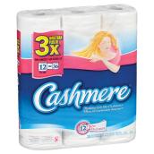 Papier hygiénique, Cashmere, 2 épaisseurs, 12 rouleaux/pqt