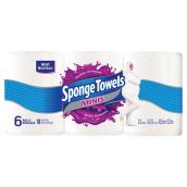 Sponge Towel Mini - 6-Roll Pack