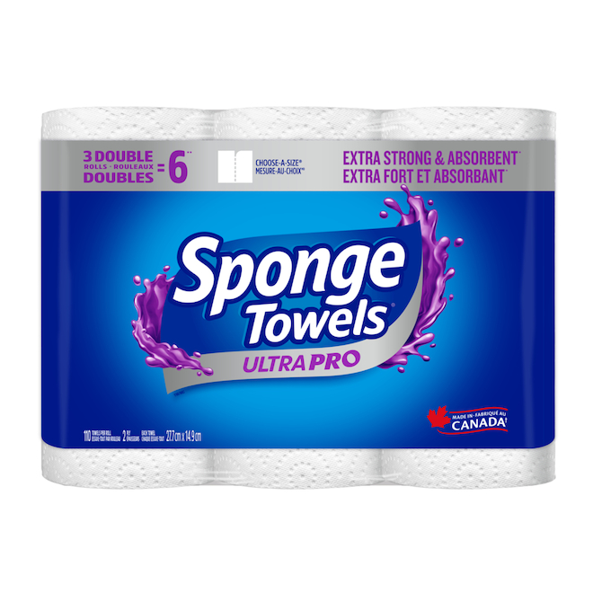 Essuie-tout SpongeTowels Ultra Pro (3/pqt)