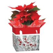 Potée fleurie, Entreprises Marsolais, sac cadeau, 4 po