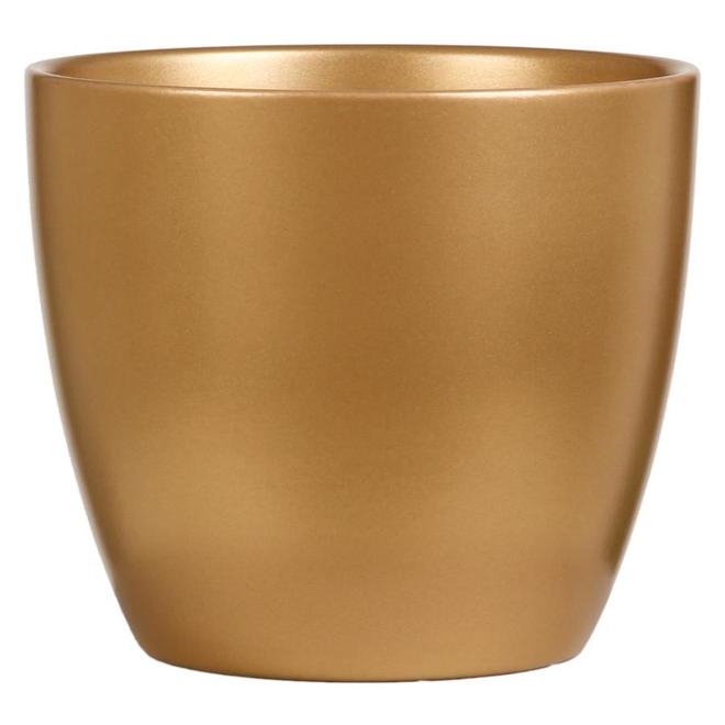 Marsolais Cover Pot Gold 16 cm Ceramic (1)
