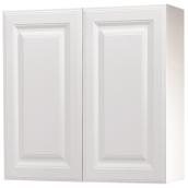 Armoire murale à 2 portes « Marquis », 30 po, blanc