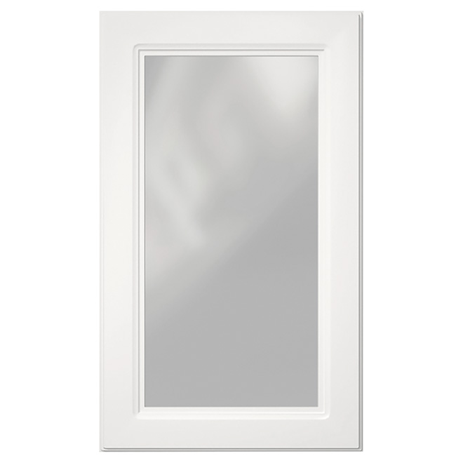 Maple Creek Cabinet Glass Door Marquis 18 X 30 White Rona