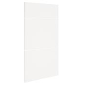 Façade à 3 tiroirs, thermoplastique, 18