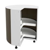 Caisson du bas, modèle en coin, 36