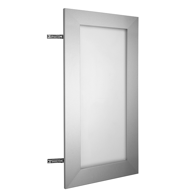 Cabinet Door Glass And Aluminum 24 X 30 Frosted Rona Cabinet Door Glass And Aluminum 24 X 30 Frosted