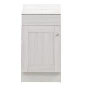 Project Source Bathroom Vanity with 1 Sink - White - 18-in