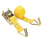 Ratchet Tie-Down - Yellow - 2'' x 15' - 5000 lb