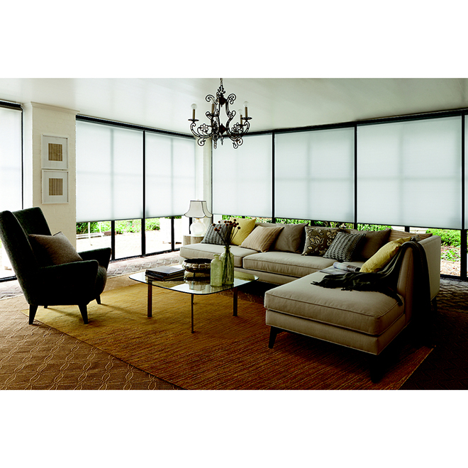 Levolor Cordless LightFiltering Cellular Shade 30in x 72in Snow LCECLF3007205D RONA