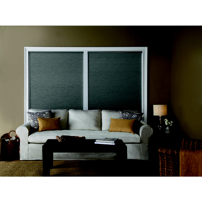 Levolor Cordless Room Darkening Cellular Shade Graphite 30in x 72