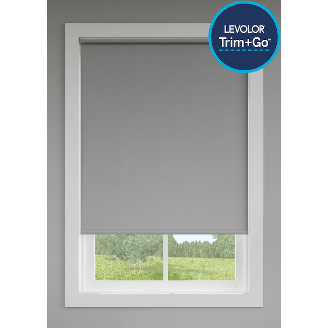 LEVOLOR Roller Shade - 73-in x 72-in - Fabric - Oyster