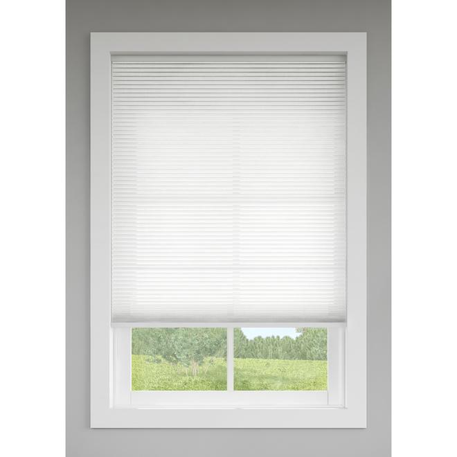 LEVOLOR Snow BO Cellular Shade Cordless 36-in x 72-in