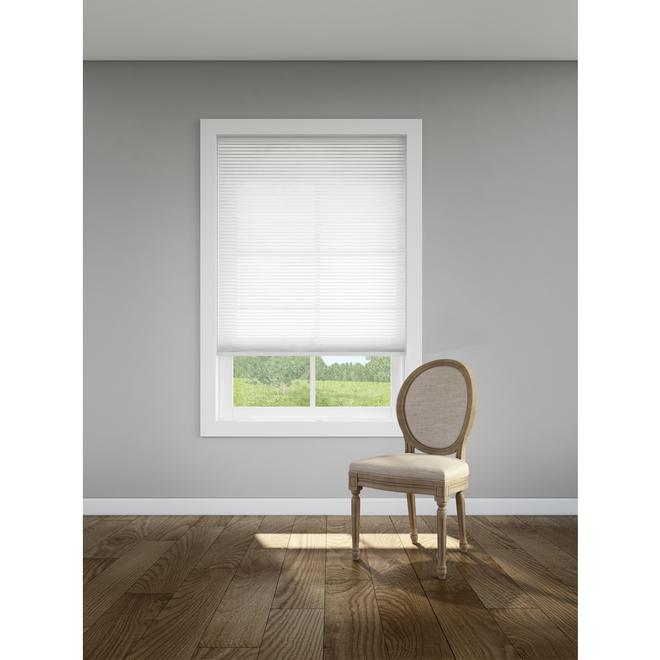 LEVOLOR Snow BO Cellular Shade Cordless 36-in x 72-in