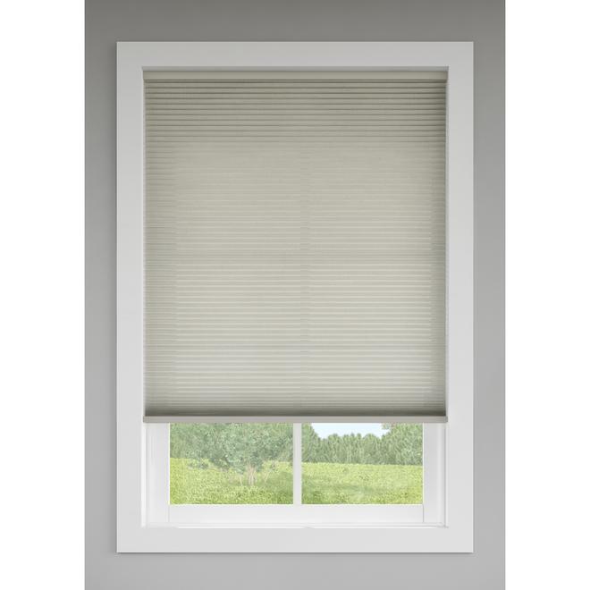 Levolor 60-in x 72-in Polycotton Cordless Cellular Shade in Sand Colour