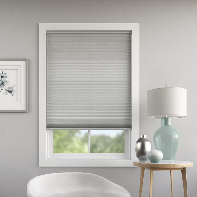 Levolor Polycotton 48 x 72-in Cordless Cellular Blind in Graphite Colour