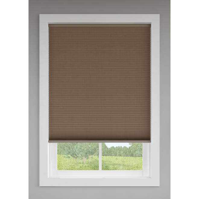 LEVOLOR Toffee BO Cellular Shade Cordless 24-in x 72-in