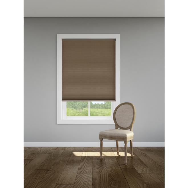 LEVOLOR Toffee BO Cellular Shade Cordless 24-in x 72-in