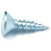 Reliable Fasteners Flat Head with Nibs Wood Screws - Zinc-Plated Steel - Square Drive - 100 Per Pack - #8 x 2-in