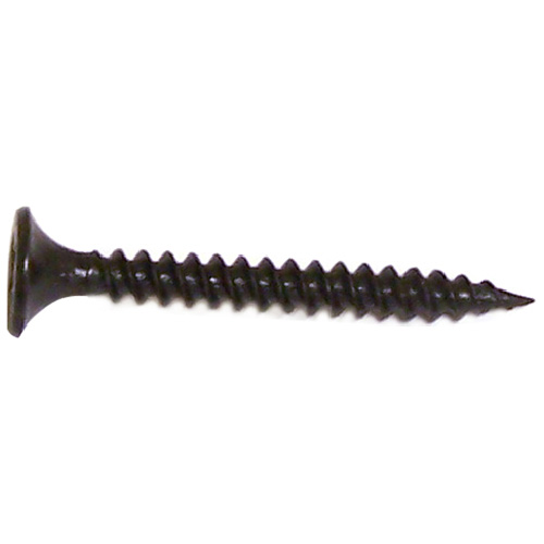 Reliable Drywall Screws - Bugle Head - Steel - Black Phosphate - Fine - #6 dia x 1 1/4-in L - 100-Pack