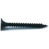 Vis à gypse Reliable, tête évasée, acier, phosphate noir, filet fin, diamètre no 6 x 2 po L., boîte de 500