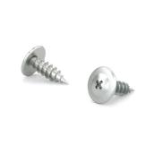 Vis à tête bombée modifiée Attaches Reliable, zinguées, empreinte cruciforme no 2, boîte de 100, no 8 x 9/16 po