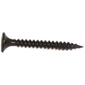 Reliable Drywall Screws - Bugle Head - Steel - Black Phosphate - #6 dia x 1-in L - 100-Pack