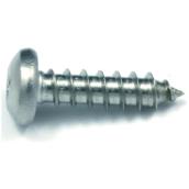 Reliable Fasteners Pan Head Screws - #8 x 1/2-in - Square Drive - Self-tapping - Stainless Steel - 100 Per Pack