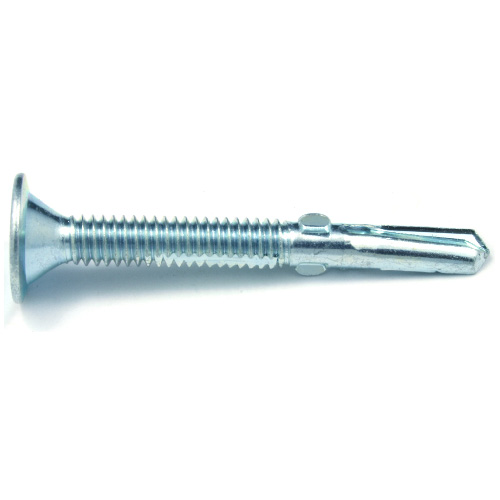 Reliable Fasteners Wafer Head Screws with Reamer - #12 x 2-in - 100 Per Pack - Zinc-Plated