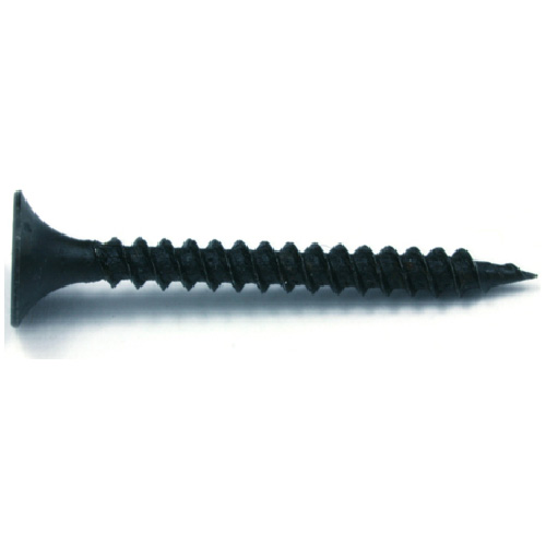 Reliable Drywall Screws - Bugle Head - Steel - Black Phosphate - Coarse - #6 dia x 1 1/4-in L - 500-Pack