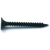 Reliable Bugle-Head Drywall Screws - Black Phosphate - Coarse Thread - 1000 Per Pack - #6 x 1 1/4-in