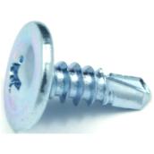 Reliable Fasteners Modified Truss Head Steel Screws - Zinc-Plated - Phillips Drive - 15 per Pack - #8 x 9/16-in