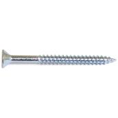 Reliable Fasteners Flat Head Wood Screws - #6 x 1 1/4-in - Zinc-Plated - 14 Per Pack - Square Drive