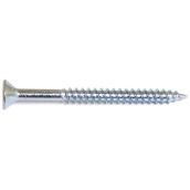 Reliable Fasteners Flat Head Wood Screws - #8 x 1 1/4-in - Zinc-Plated - 12 Per Pack - Square Drive