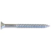 Reliable Fasteners Flat Head Wood Screws - #8 x 2 1/2-in - Zinc-Plated - 10 Per Pack - Square Drive