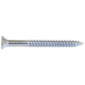 Reliable Fasteners Flat Head Wood Screws - #10 x 1 3/4-in - Zinc-Plated - 10 Per Pack - Square Drive