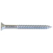 Reliable Fasteners Flat Head Wood Screws - #12 x 1 1/2-in - Zinc-Plated - 10 Per Pack - Square Drive