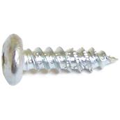 Reliable Fasteners Pan Head Wood Screws - #10 x 2 1/2-in - Zinc-Plated - 100 Per Pack - Square Drive