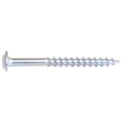 Reliable Fasteners Pan Head Pocket Screws with Washer - Zinc-Plated - Square Drive - 100 Per Pack - #8 x 1 1/4-in