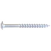 Reliable Fasteners Pan-Head Pocket Screws with Washer - #2 Square Drive - Zinc-Plated - 100 Per Pack - #8 x 2-in