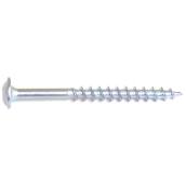 Reliable Fasteners Pan-Head Wood Screws with Washer - Zinc-Plated - 100 Per Pack - #8 x 2 1/2-in